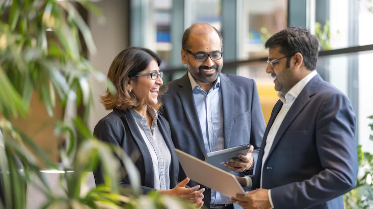 Team collaborating on fleet operations